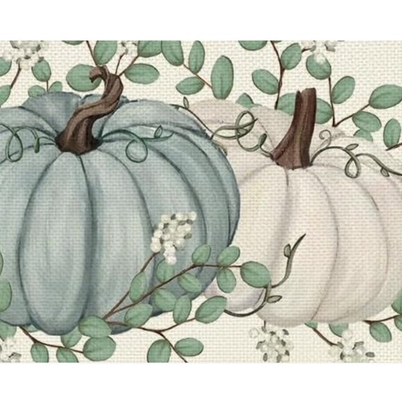 Pumpkin Placemats 8pc Fall Table Decor Thanksgiving Halloween Dining Decorations - Picture 3 of 3